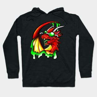 Poison dragon bust Hoodie